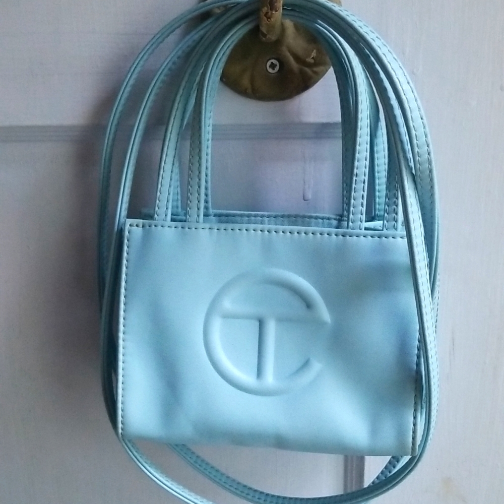 TELFAR POOL BLUE MINI BAG
